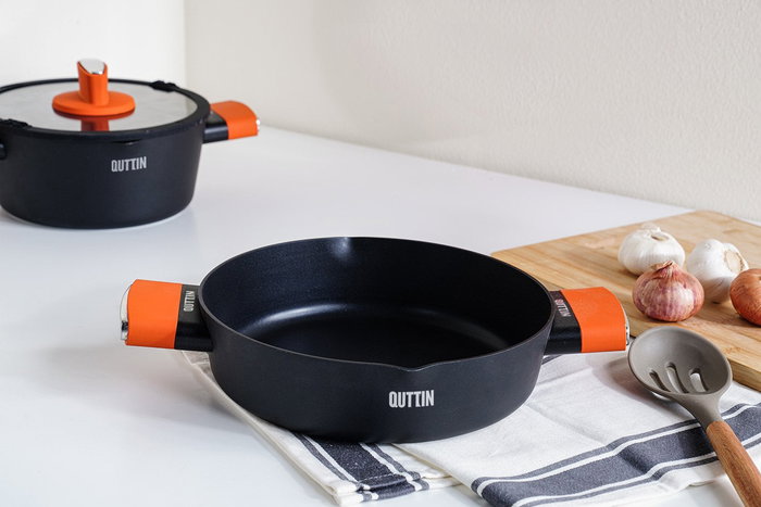 Quttin Cacerola Baja 26 cm con Tapa Colección Gastro (6 Unidades)