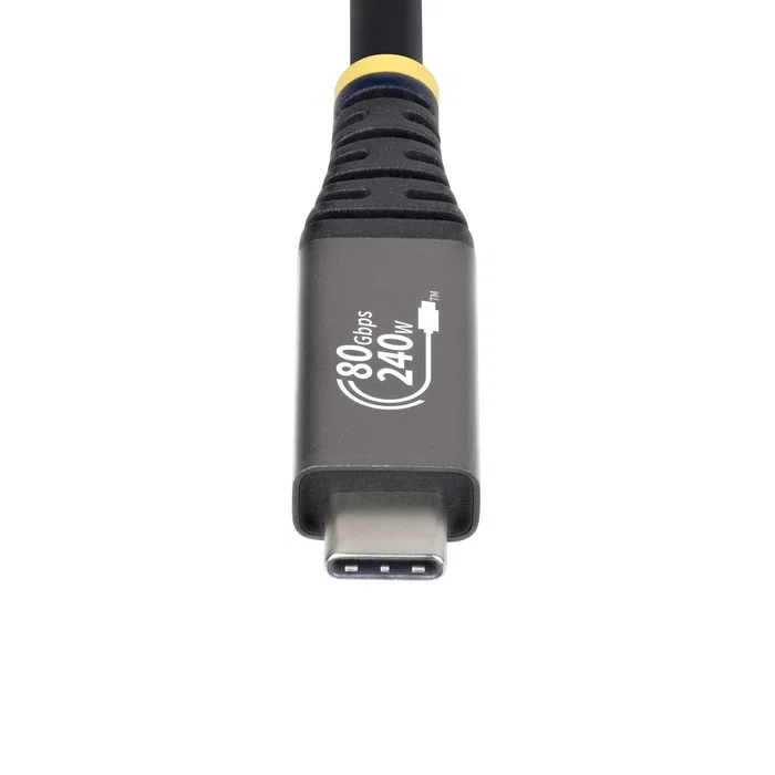 StarTech Cable USB4 USB-C de 1,5 m, 80 Gbps, 240 W, Negro StarTech Cable USB4 USB-C de 1,5 m, 80 Gbps, 240 W, Negro