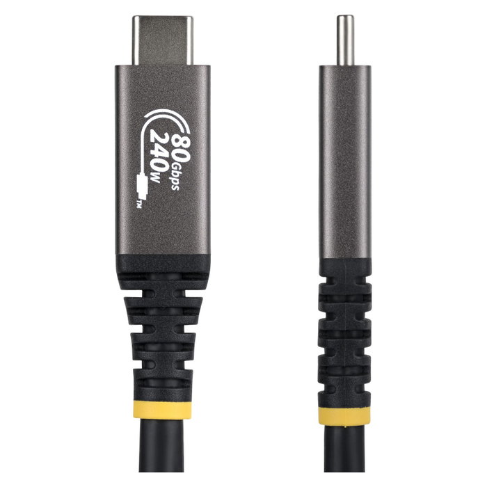 StarTech.com Cable USB4 de 1,5 m, 80 Gbps, 240W, 8K120/4K240, Negro StarTech.com Cable USB4 de 1,5 m, 80 Gbps, 240W, 8K120/4K240, Negro