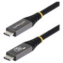StarTech.com Cable USB4 de 1,5 m, 80 Gbps, 240W, 8K120/4K240, Negro