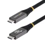 StarTech.com Cable USB4 de 1,5 m, 80 Gbps, 240W, 8K120/4K240, Negro
