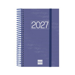 FINOCAM Agenda Anual 2027 Espiral Basic Year Azul