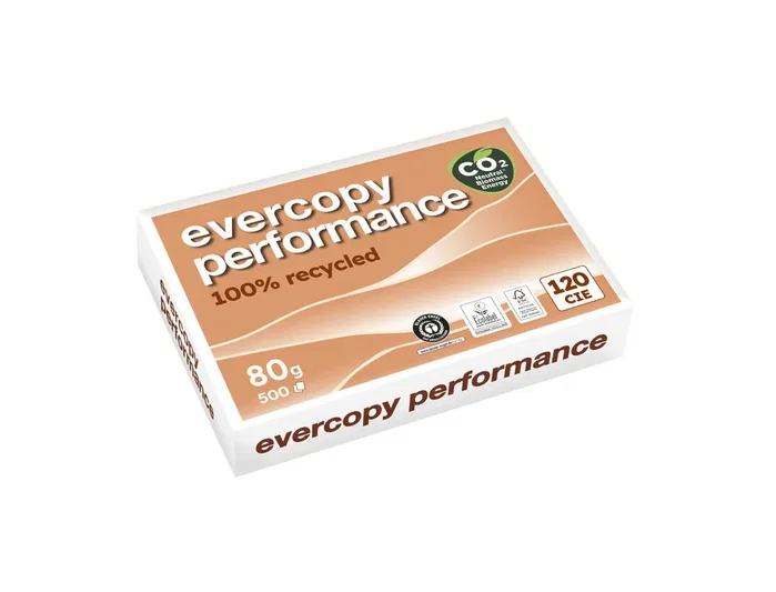 Clairefontaine Evercopy Performance Papel Multifunción 100% Reciclado A4 80g Clairefontaine Evercopy Performance Papel Multifunción 100% Reciclado A4 80g