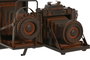 DKD Home Decor Decoración Metal Cámara de Fotos Surtido de 2 Piezas Bronce