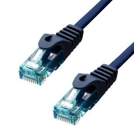 ProXtend CAT6A U/UTP CU Cable Ethernet LSZH 75cm Azul con Conectores Chapados en Oro 50u
