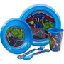 Licensing Set de comida de 5 piezas Vengadores en caja de regalo