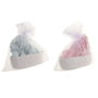 DKD Home Decor Set de 4 Peluches Rosa y Azul