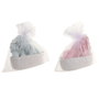 DKD Home Decor Peluche 8 x 40 x 14 cm Rosa, Azul, Set de 4 (2 Unidades)