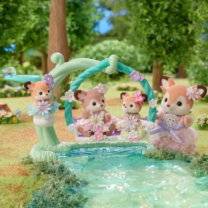 Sylvanian Families Ciervo bebé y columpio 5801