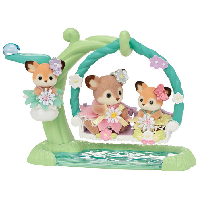 Sylvanian Families Ciervo bebé y columpio 5801