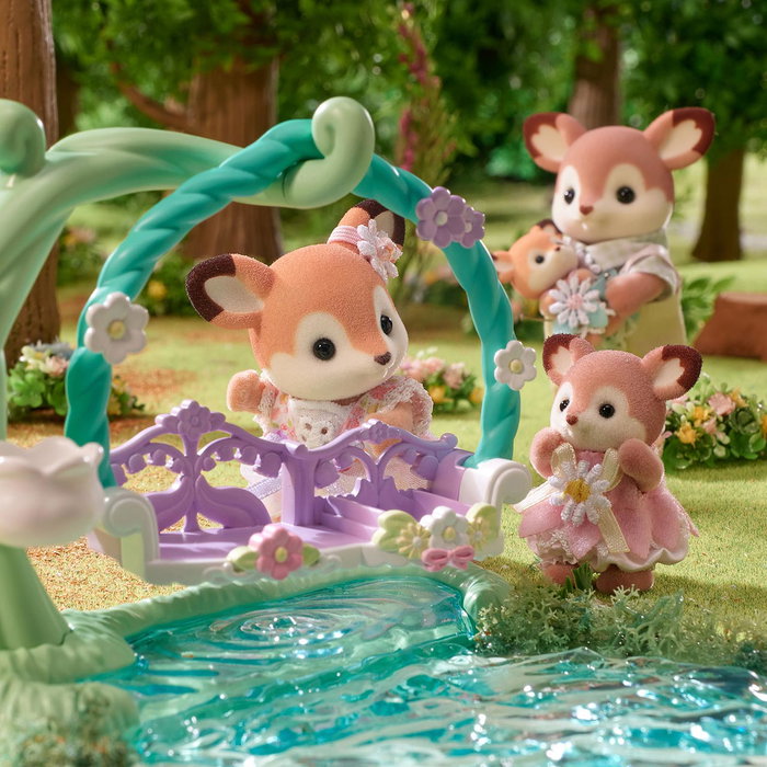 Sylvanian Families Ciervo bebé y columpio 5801
