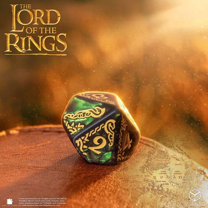 Q Workshop El Señor de los Anillos Set de 7 Dados Rohan