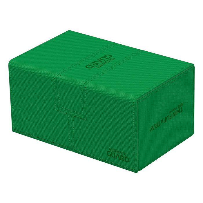 Ultimate Guard Twin Flip'n'Tray 160+ Xenoskin - Green Ultimate Guard Twin Flip'n'Tray 160+ Xenoskin - Green