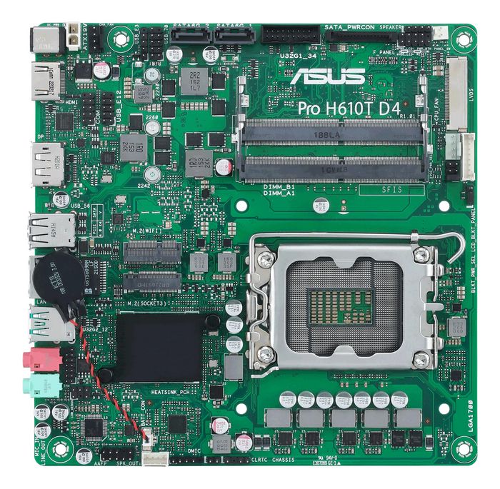 ASUS Pro H610T D4-CSM Thin Mini ITX DDR4