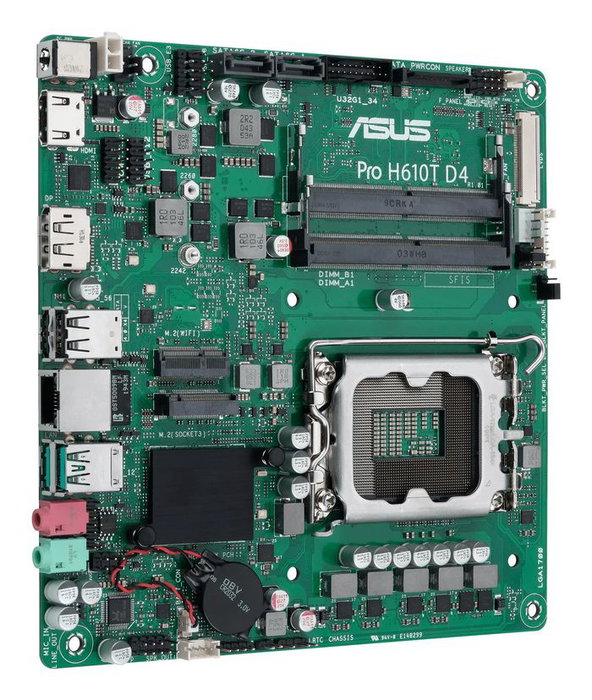 ASUS Pro H610T D4-CSM Thin Mini ITX DDR4
