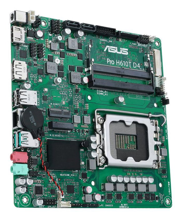 ASUS Pro H610T D4-CSM Thin Mini ITX DDR4