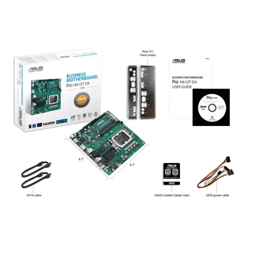 ASUS Pro H610T D4-CSM Thin Mini ITX DDR4