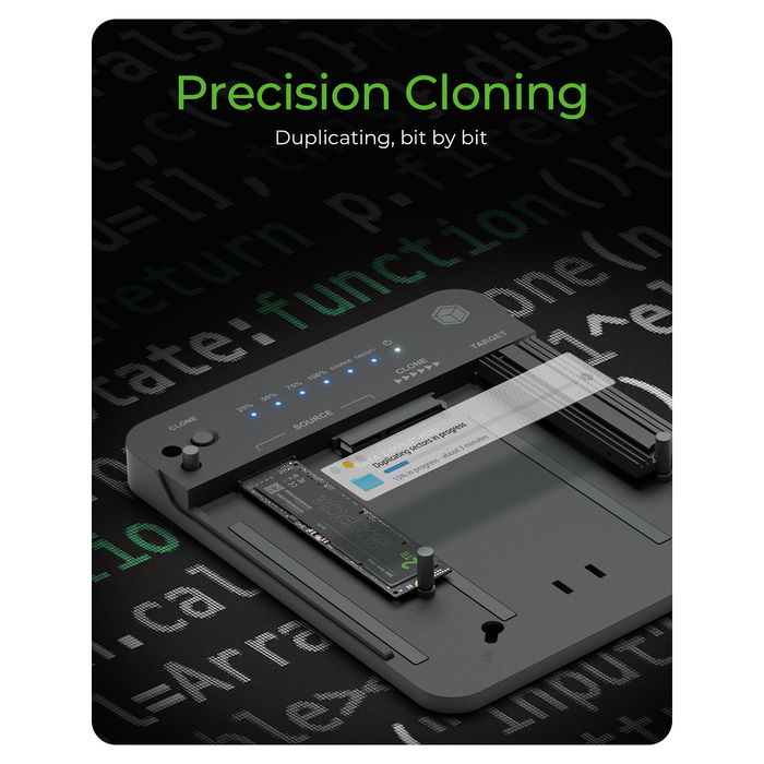 ICY BOX IB-2913MCL-C31 Docking Station para 2x M.2 NVMe/SATA SSD y 3.5"/2.5" HDD/SSD, USB-C 3.2