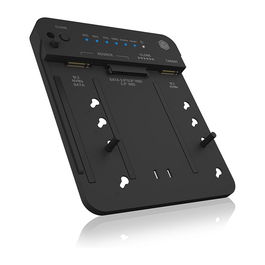 ICY BOX IB-2913MCL-C31 Docking Station para 2x M.2 NVMe/SATA SSD y 3.5"/2.5" HDD/SSD, USB-C 3.2