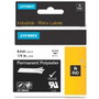 Dymo Rhino Cinta ID1-6 Negro sobre Blanco 6mm x 5,5m