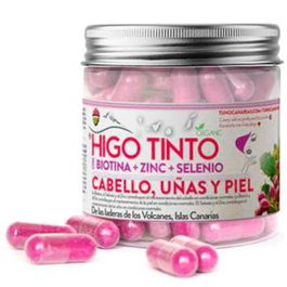 TUNO CANARIAS Higo Tinto Biotina + Zinc + Selenio 90Cap.