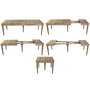 DKD Home Decor Mesa Comedor Alpino Natural 100 x 78 x 100 cm Abeto