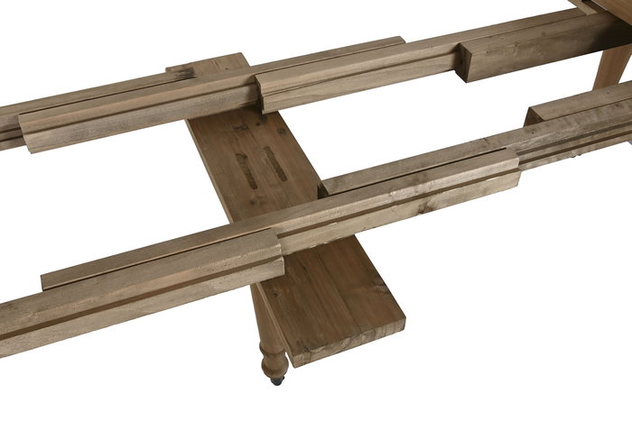 DKD Home Decor Mesa Comedor Alpino Natural 100 x 78 x 100 cm Abeto