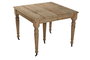 DKD Home Decor Mesa Comedor Alpino Natural 100 x 78 x 100 cm Abeto