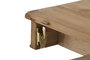 DKD Home Decor Mesa Comedor Alpino Natural 100 x 78 x 100 cm Abeto