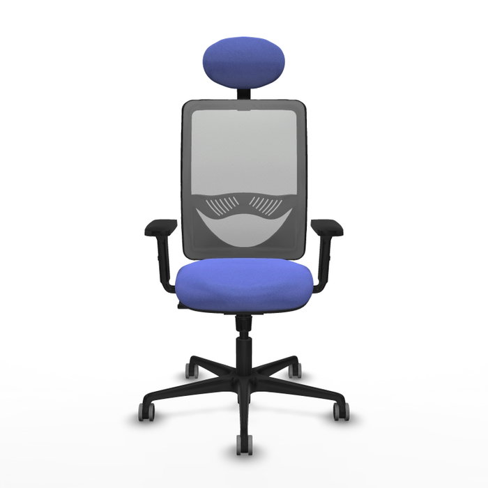 PIQUERAS Y CRESPO Silla de oficina Zulema Azul claro y Gris PIQUERAS Y CRESPO Silla de oficina Zulema Azul claro y Gris