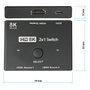 GoodConnections HDMI Switch 2.1 de 2 entradas y 1 salida 8K@30Hz