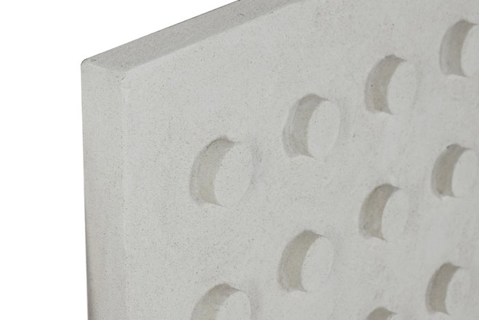 DKD Home Decor Cuadro MDF Rugoso Shiji Blanco Pack de 2
