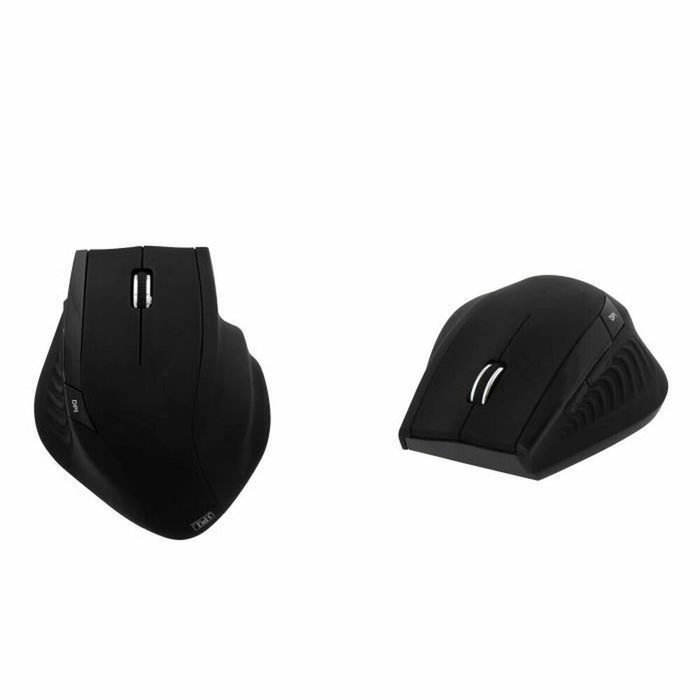 TNB Ratón inalámbrico ergonómico ERGO LINE negro