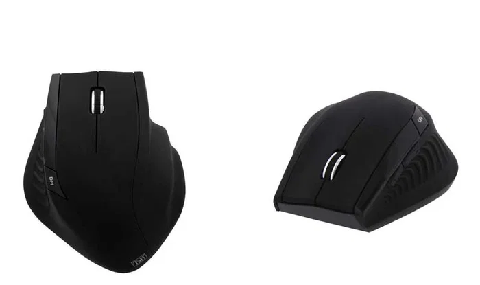 TNB Raton inalambrico ergonomico negro ERGO LINE Souris sans fil Ergonomique