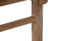 DKD Home Decor Azul tierra 23 Descalzadora Natural Marron Oscuro Teca Reciclada 41 x 48 x 183 cm