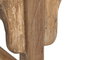 DKD Home Decor Azul tierra 23 Descalzadora Natural Marron Oscuro Teca Reciclada 41 x 48 x 183 cm