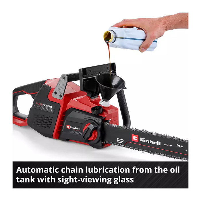Einhell GP-LC 36/40 Li BL-Solo Sierra de cadena profesional 36V