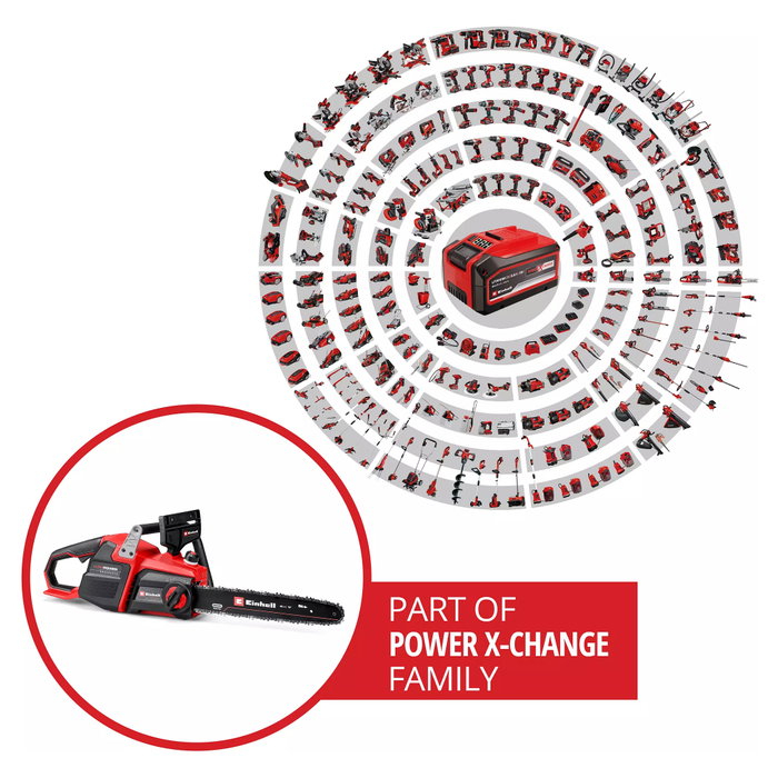 Einhell GP-LC 36/40 Li BL-Solo Sierra de cadena profesional 36V