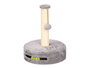 Mascow Rascador Columna para Gato con Base Redonda, 34x44x34 cm, Gris/Marrón (Set de 4)