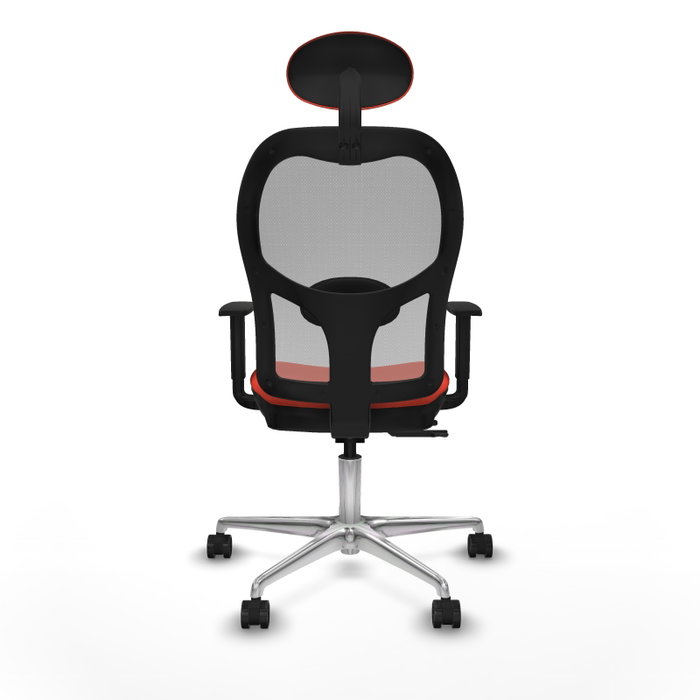 PIQUERAS Y CRESPO Silla de oficina Jorquera con mecanismo Sincro/Traslack, Naranja oscuro y Gris PIQUERAS Y CRESPO Silla de oficina Jorquera con mecanismo Sincro/Traslack, Naranja oscuro y Gris