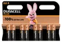 Duracell 5000394140899 Pilas Alcalinas AA LR6 Blister 8 Unidades, Batería de un solo uso, Multicolor