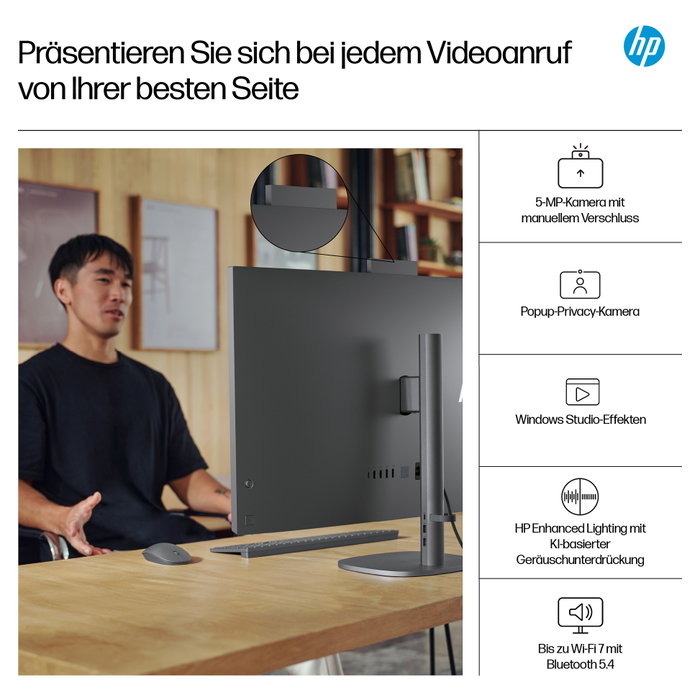 HP OmniStudio X 32-c1173ng All-in-One PC - Intel Core i7, 16GB RAM, 1TB SSD, Windows 11 Home