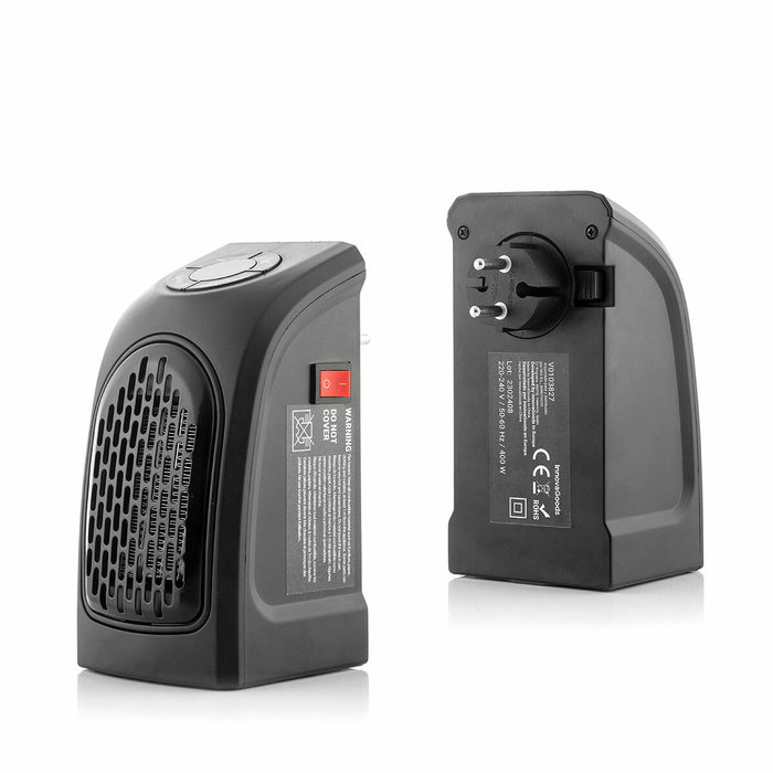 Mini Calefactor de Enchufe Portátil Heatpod InnovaGoods 400 W Mini Calefactor de Enchufe Portátil Heatpod InnovaGoods 400 W