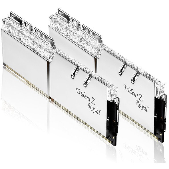 G.Skill F4-4000C18D-32GTRS RAM DDR4 32GB (2x16GB) 4000MHz CL18 Trident Z Royal Dual-Kit Intel XMP para PC/Servidor