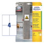 AVERY Zweckform Power-Etiketten L7876-20 blanco 105,0 x 148,0 mm