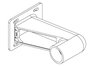 Ernitec Mini Gooseneck mount, White