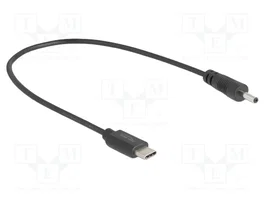 DeLOCK Cable de alimentación USB Type-C a CC 3,0 x 1,1 mm, 27 cm