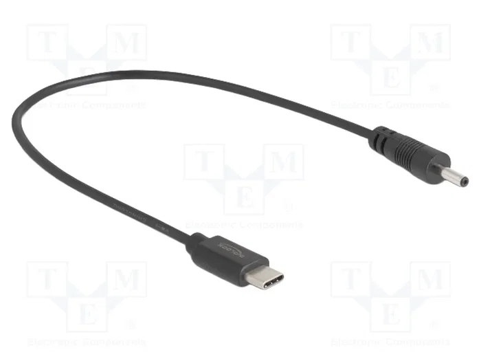 DeLOCK Cable de alimentación USB Type-C a CC 3,0 x 1,1 mm, 27 cm DeLOCK Cable de alimentación USB Type-C a CC 3,0 x 1,1 mm, 27 cm