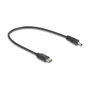DeLOCK Cable de alimentación USB Type-C a CC 3,0 x 1,1 mm 27 cm
