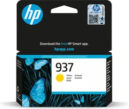 HP Cartucho de Tinta Original 937 Amarillo